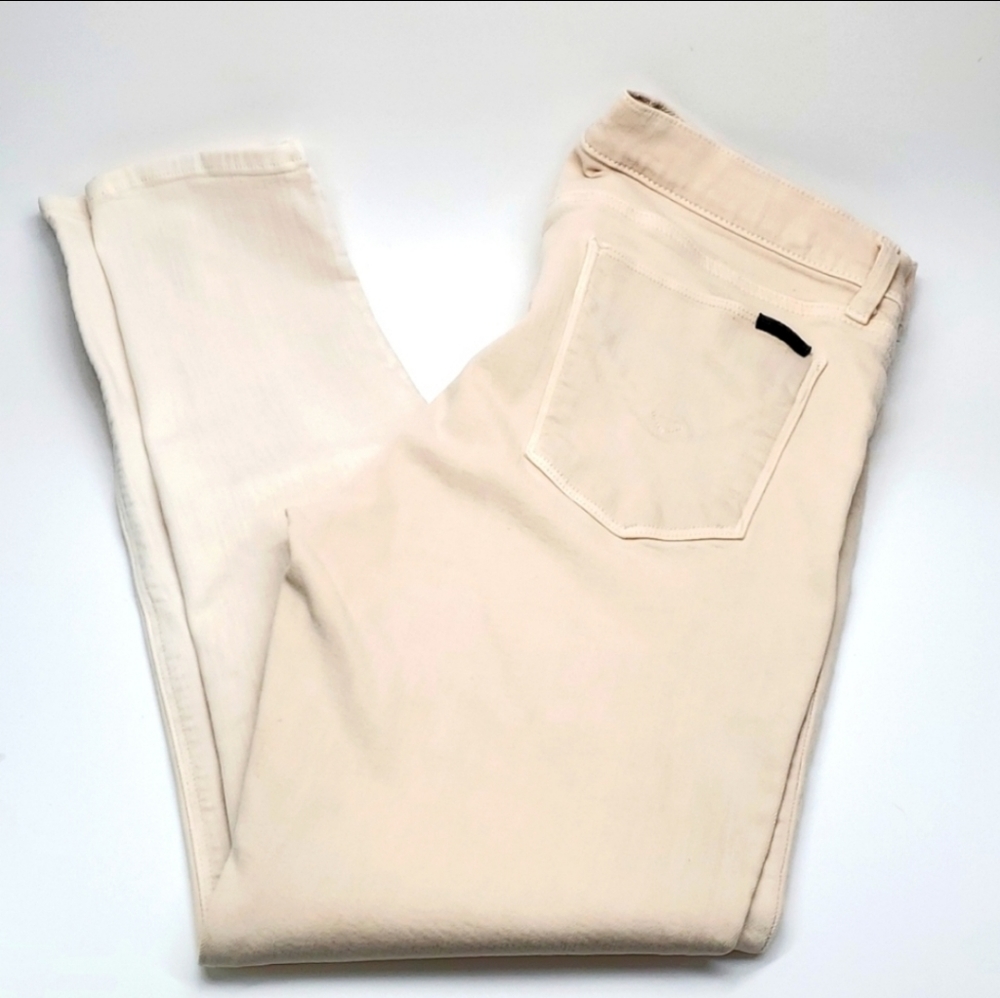 HUDSON Nico Midrise Ankle Supmer Skinny Jeggings 32 Cream NWOT Womens - Picture 1 of 14